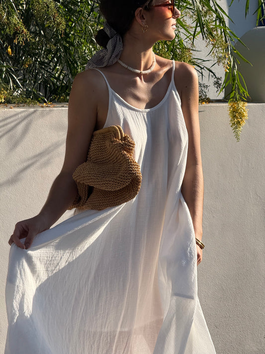 White Maxi Summer dress