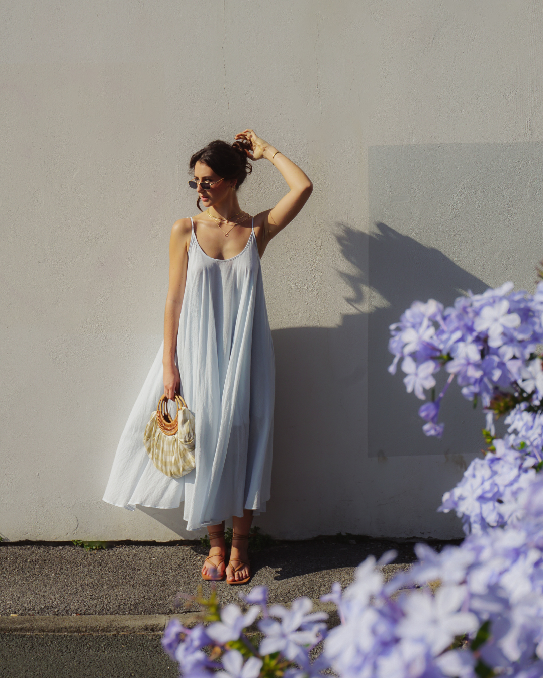 Baby Blue Maxi Summer dress