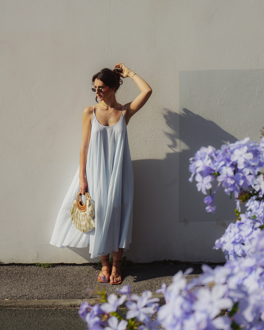 Baby Blue Maxi Summer dress