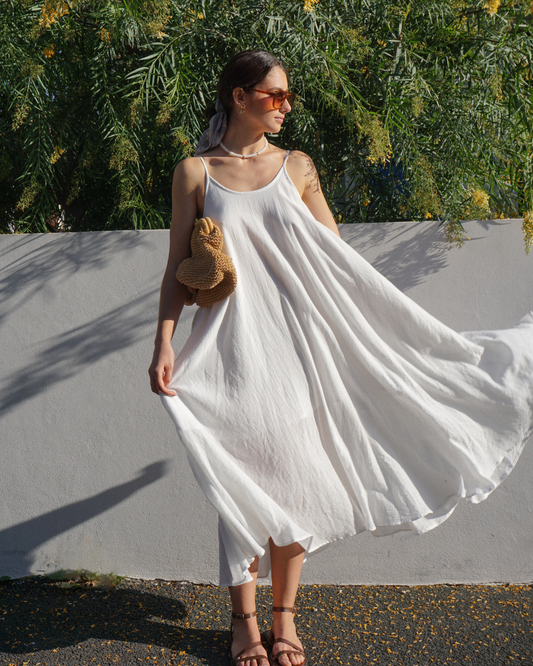 White Maxi Summer dress