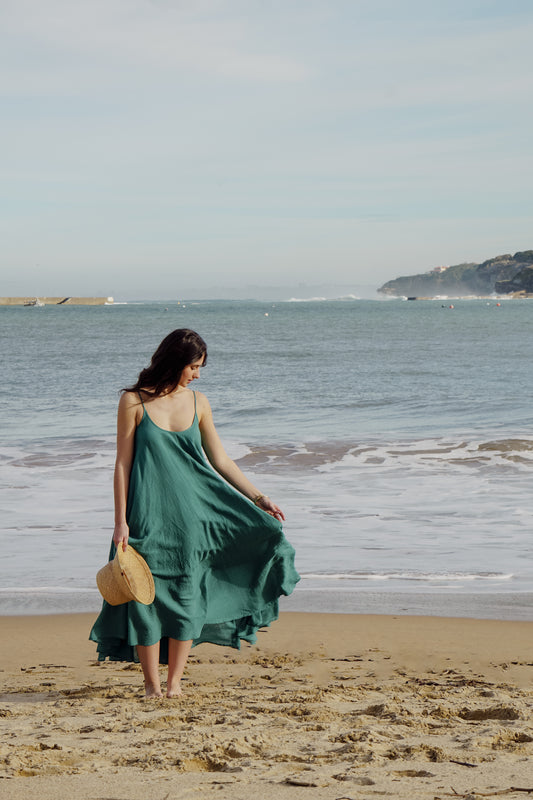 Teal Maxi Summer dress