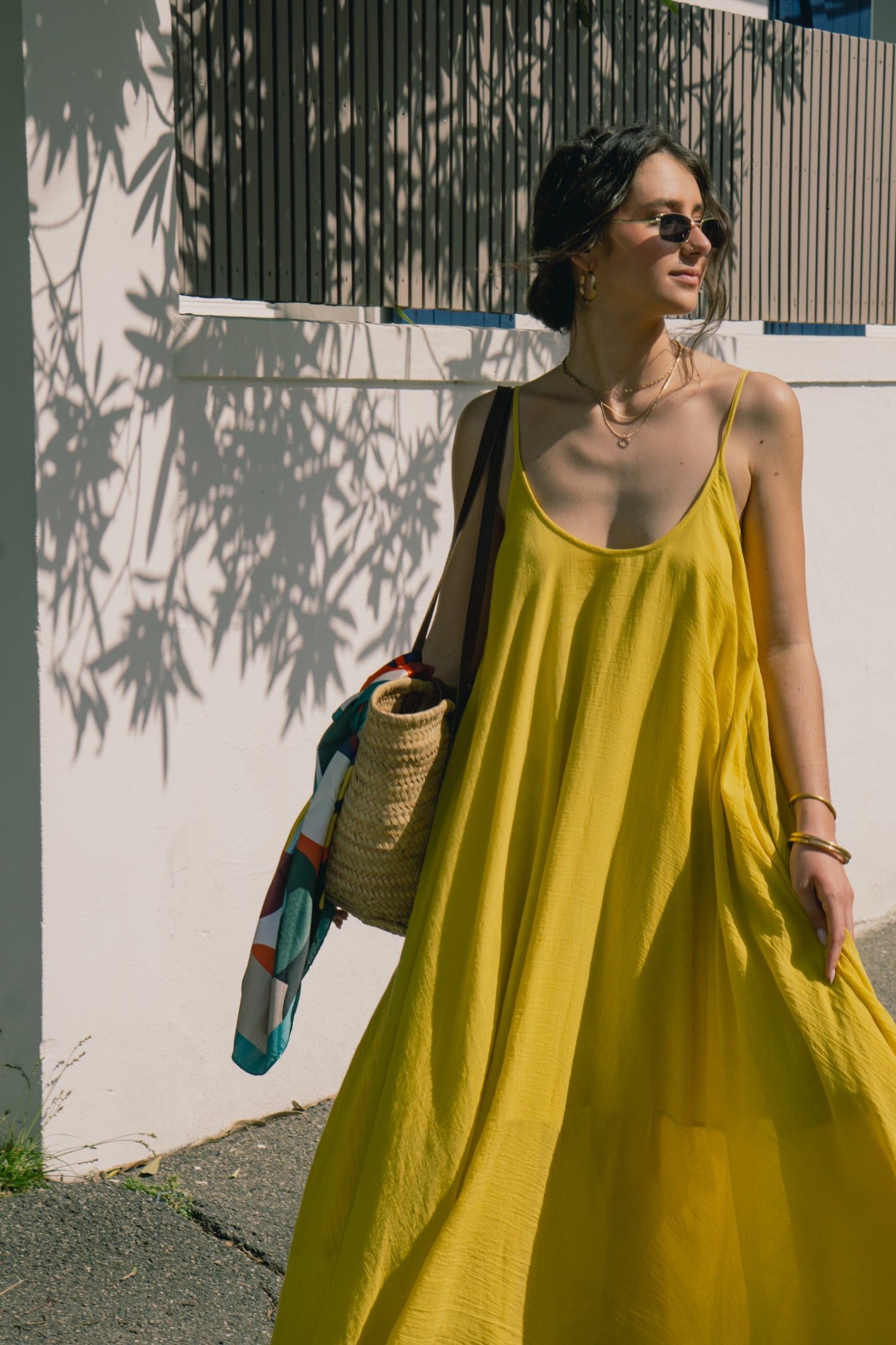 Elegant Amber Maxi Summer Dress – 100% Cotton - Cheeky Chic