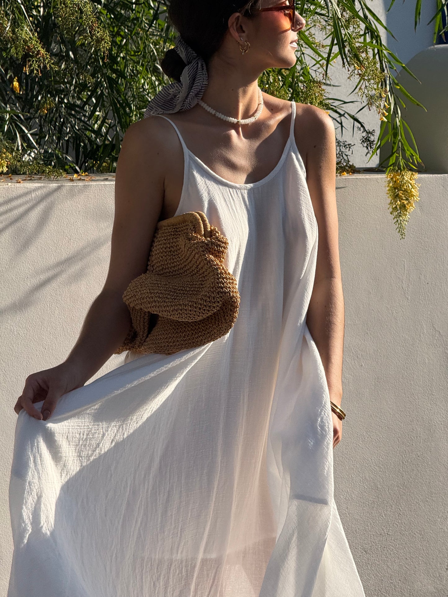 White Maxi Summer dress