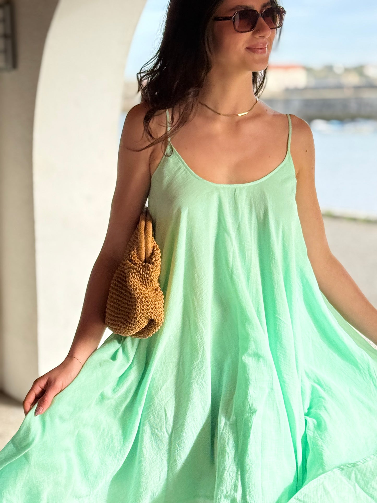 Mint Maxi Summer dress